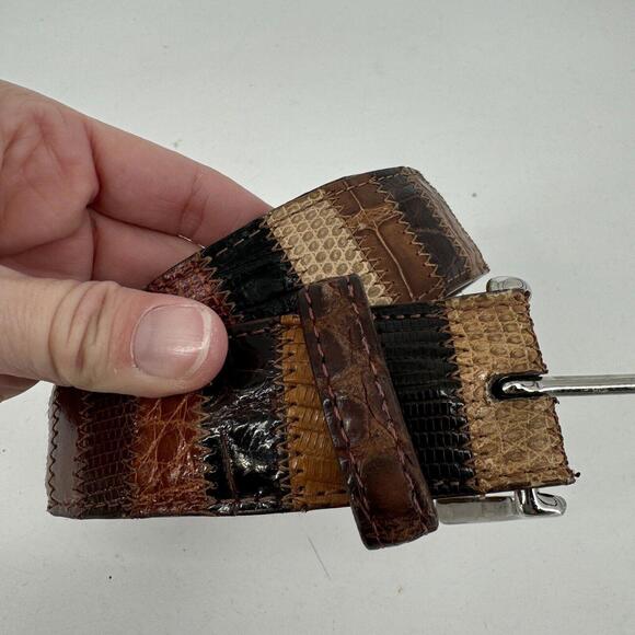 W. Kleinberg Other - W. Kleinberg belt mens belt 38 brown leather alligator designer office work